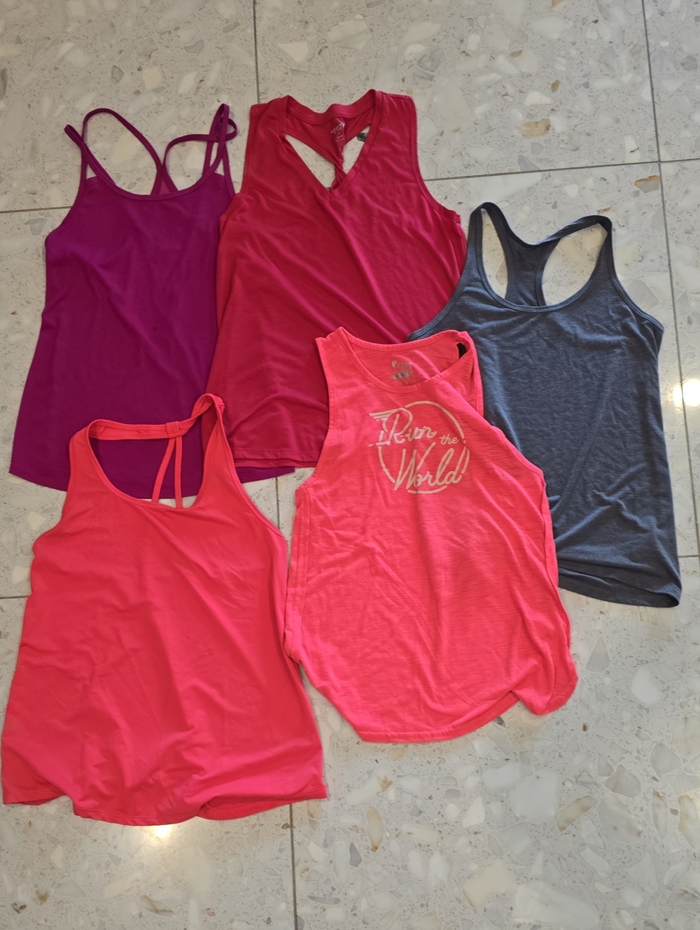 Old Navy Women’s Tank & Racerback Tops - Pink, Hot Pink, Magenta, Gray